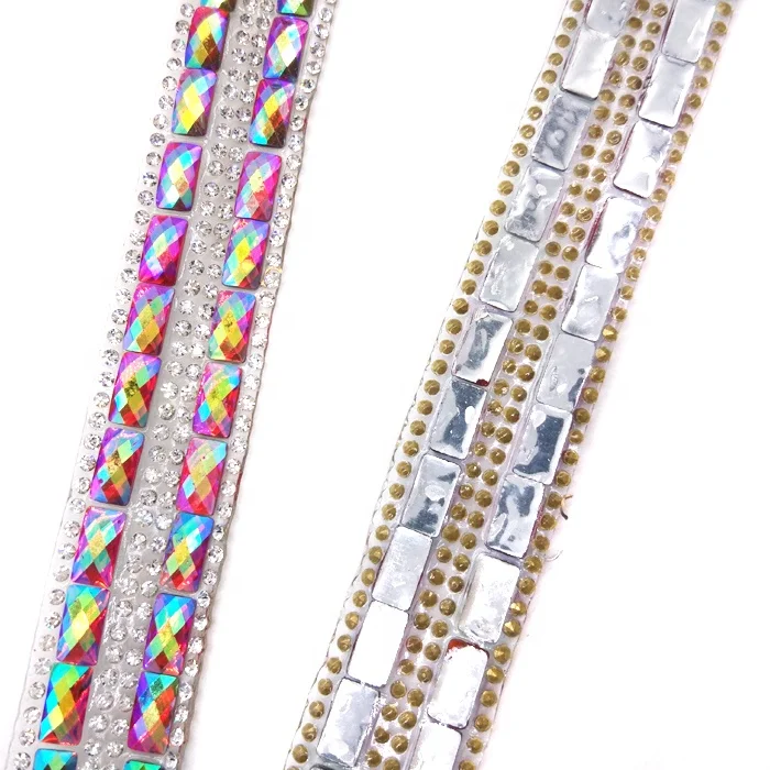 heat transfer two rows resin rhinestone trimming.jpg