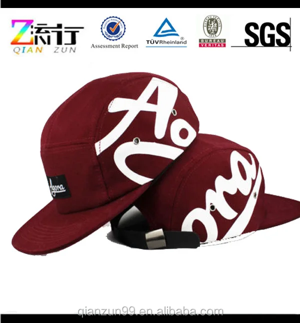 2015 merek terkenal 5 panel topi dengan tali kulit topi 2015 merek terkenal 5 panel topi dengan tali kulit topi