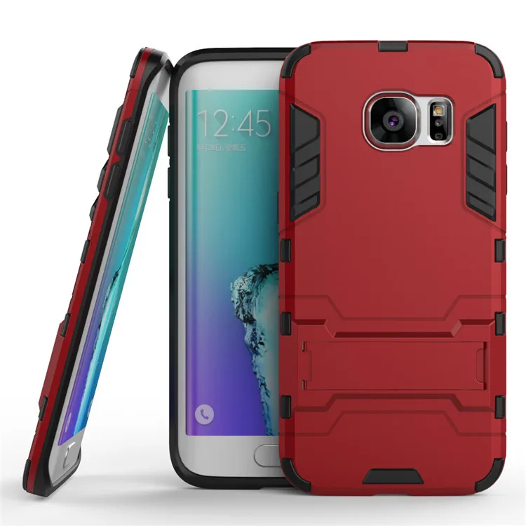 Hot sale shockproof hybrid case cover armor iron man Slim Armor TPU+PC phone case for Samsung galaxy S7 S8 Note 8