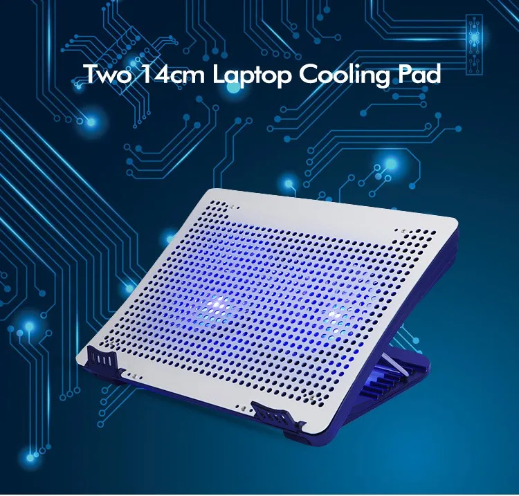 17 Inch Usb Cable Laptop Cooling Pad With Speakers And Power Supply