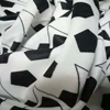 plush fabric for making soft toys tools baby sports ball footy print fabric 100% Polyester velboa fabric