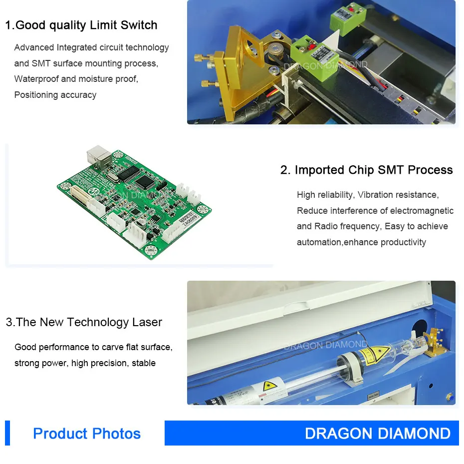 Dragon Diamond Cnc Co2 Laser 40w 50w Mini Laser Engraving Machine Buy