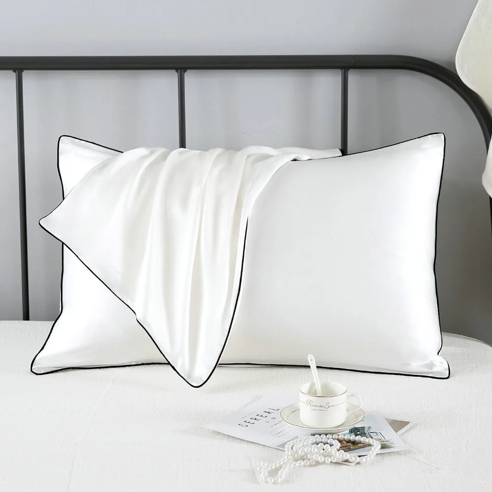 Multi Color Choose New Pattern Black Edge Single Side Satin Silk