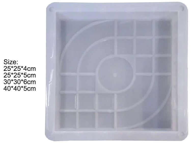 Outdoor Road Paving Plastic Floor Brick Tile Cement Concrete Mould