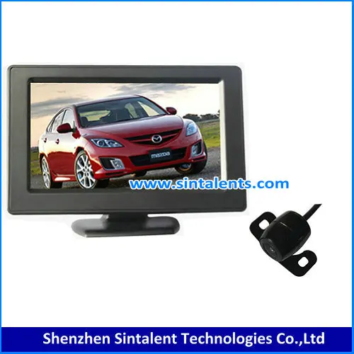 7 inch Rearview Monitor Camera Truck Reverse Alarm System