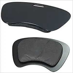 Relaxdays Multi-Purpose Knee Desk for Laptop Tablet Tray Travel Laptop Desk Lapdesk, Black