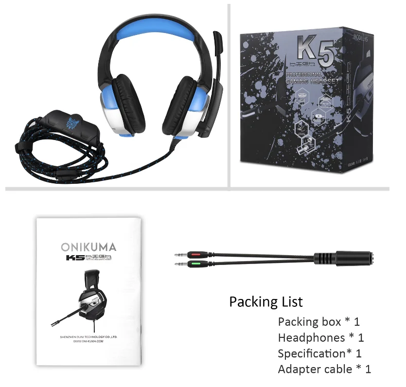ONIKUMA Amazon top seller K5 wired PS4 gamer hedset.png