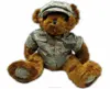 High quality custom stuffed toy air force teddy bear plush toy air force bear