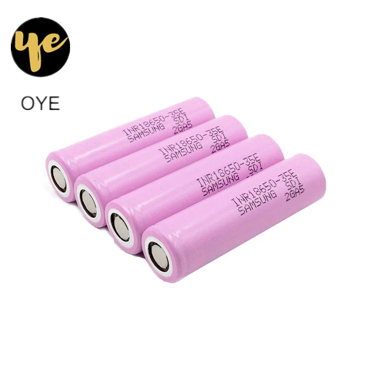 100% Original High Capacity 18650 3500mah 35e Sdi 18650 3500mah ...