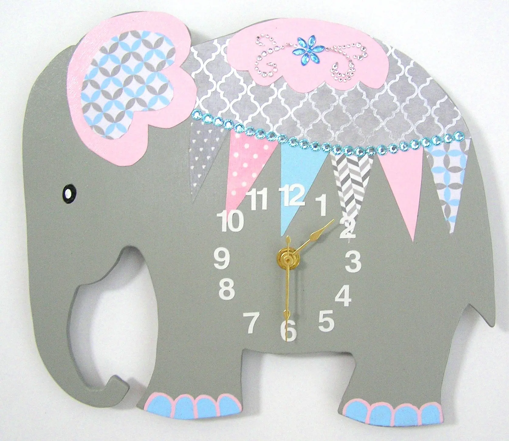 Clock House Nursery Find Deals On Line At Get Quotations Nursery Clock Elephant Wall Kid S