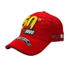 OEM Free Sample New Design Men 100% Polyester Sports 3D Embroidery Car Racing Baseball Cap Hat