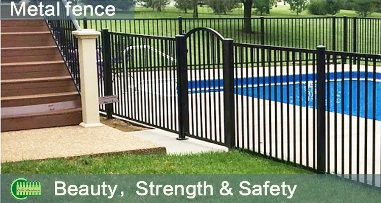 High Quality European Style Modern Metal Art Garden Fence And Fence