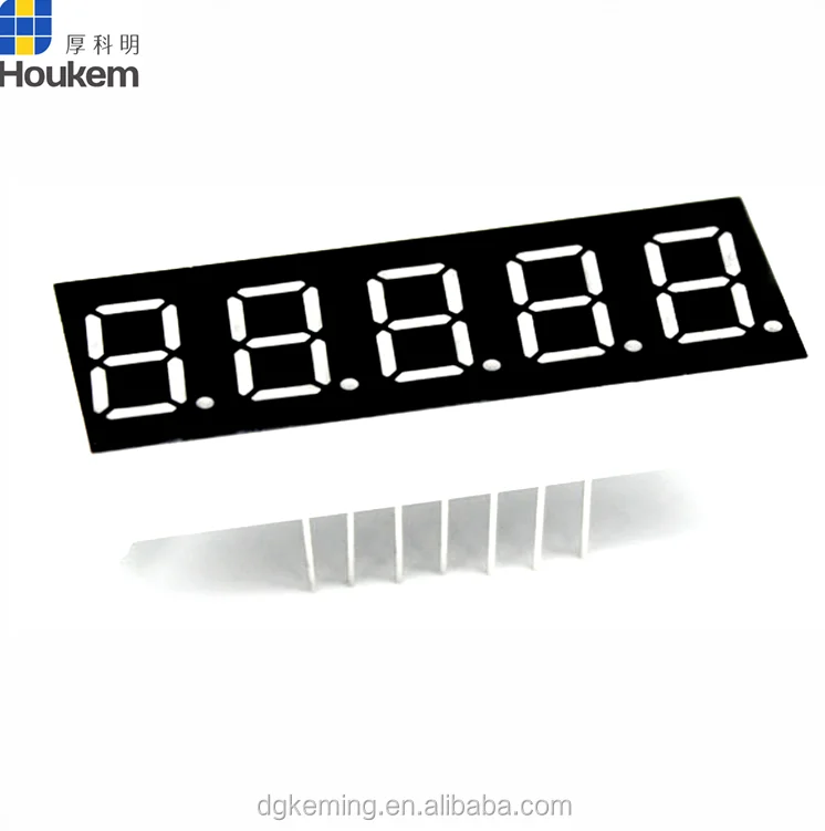0.36'' 5 digit seven segment led display