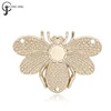 Garment Accessories Metal Gold Logo Custom Tags for Clothing Sewing Bee Metal Cloth Label with Hole