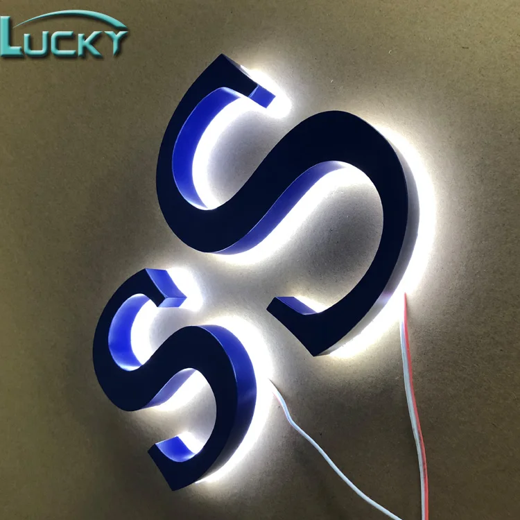 Highly Effective Illuminated Stainless Steel Channel Letter And Logo