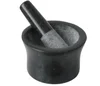 Mortar and Pestle Made of 100% Granite for the Kitchen Make and Serve Dishes Right At The Table Beautifully