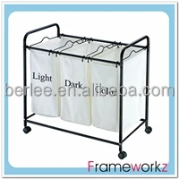 towel rack and hamper