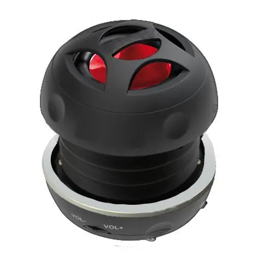 I-VOM Expandable BASS Resonator + Mini Speaker for iPhone/iPad/iPod/MP3 Player/Laptop - Black