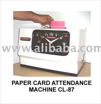 New 20 Paper Card Attendance Machine