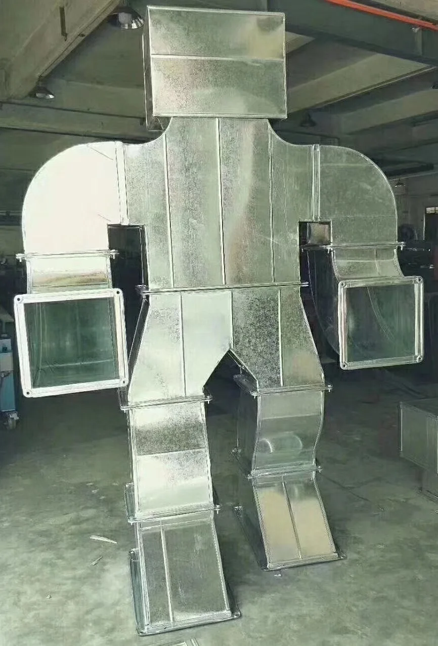 Square hvac duct making machine auto duct line 4 with CE Standards