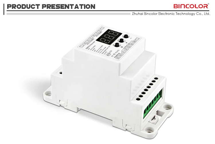 Bc-834-din 4ch Din Rail Constant Voltage Decoder Din Rail Dmx Decoder ...