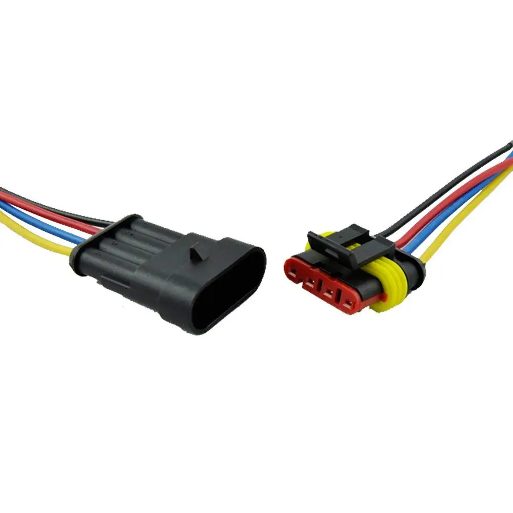Rouge 6.3mm male spade connecteurs-lucar pousser sur les bornes-pk 10