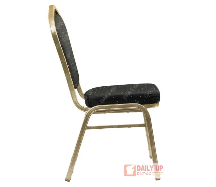 Stacking Black Banquet Chair For Hotel Cheap Dining Chairs for Wholesale Modern Concert Hall Dining Chair