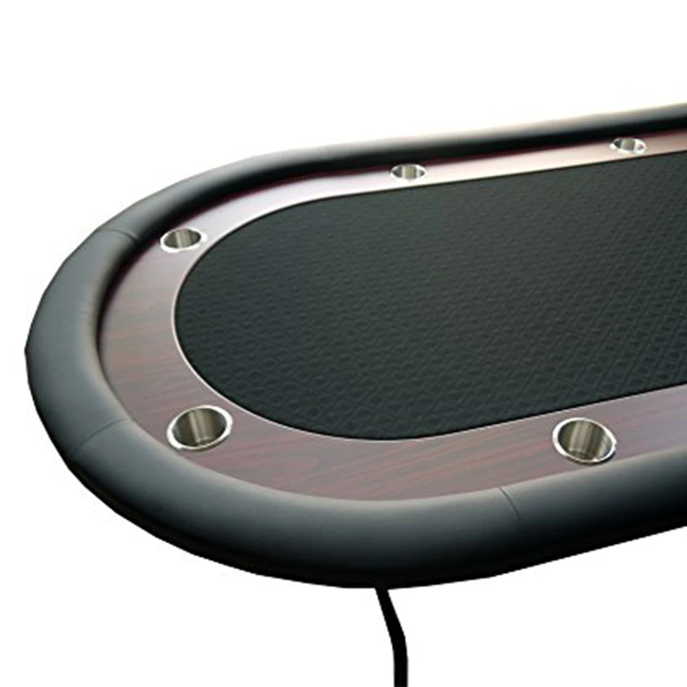 96 Inch Professional Casino Oval Custom Folding Cheap Poker Table With