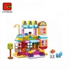 kids funny diy set intelligence plastic building block bricks construct toy