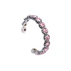 sl00140c Summer Shinny Pink Gem Bangle Bracelet Cuff Women Jewelry