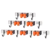 High quality Mop and Broom Holder Wall Mount Stainless Steel Heavy Duty Broom Organizer Screws or Self Adhesive Broom Hangers