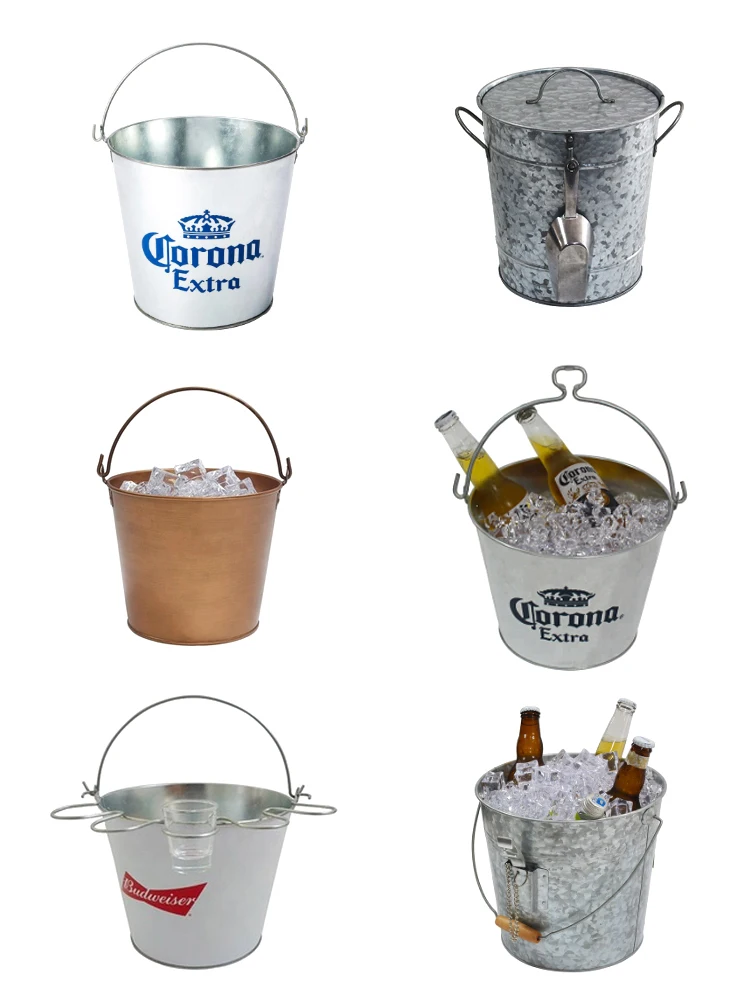 Metal 5l Corona Extra Beer Ice Bucket Buy Ice Bucket,Beer Ice Bucket