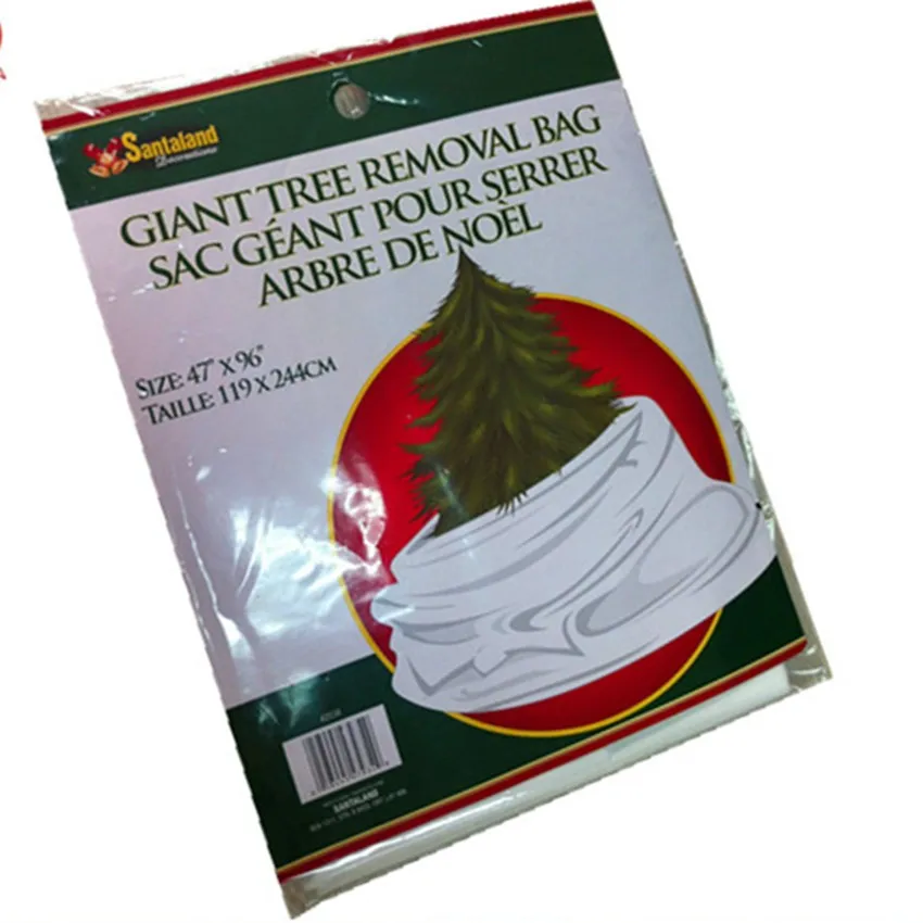 Plastic Disposable Christmas Tree Storage Removal Bag ...