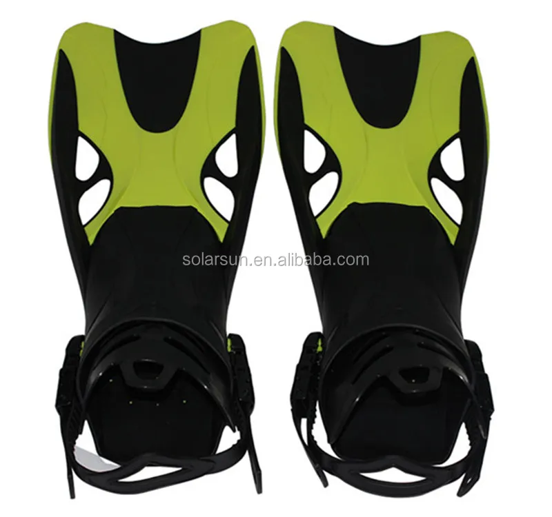 Adult Age and TPE+PP Material diving flipper Scuba Gear Snorkeling Silicone Training Rubber Swim Fins