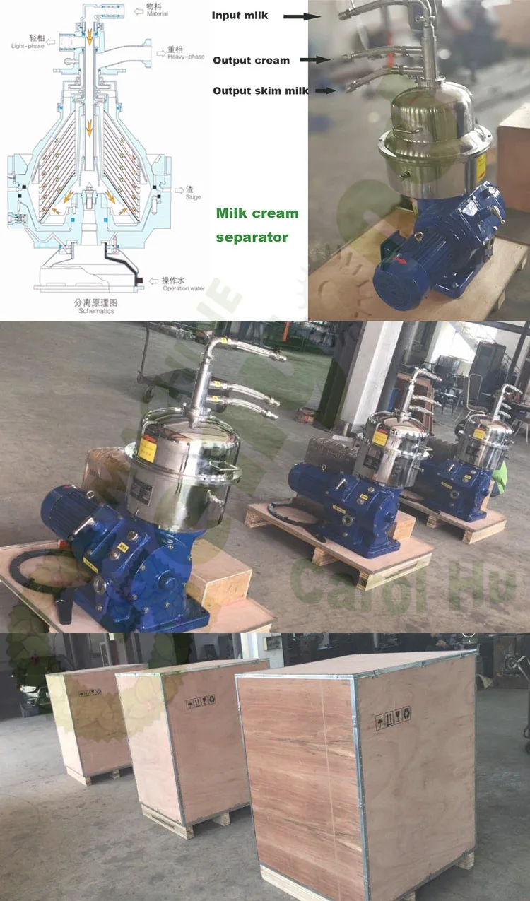 Gyc 1000l/h Automatic Milk Fat Cream Separator Machine Price Buy Milk Cream Separator Machine