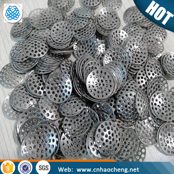 Stainless Steel Mesh Bowl/dome Shape Smoking Pipe Screens Tobacco Pipe