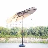 2019 auto tilt garden umbrella patio aluminum advertising outdoor umbrella
