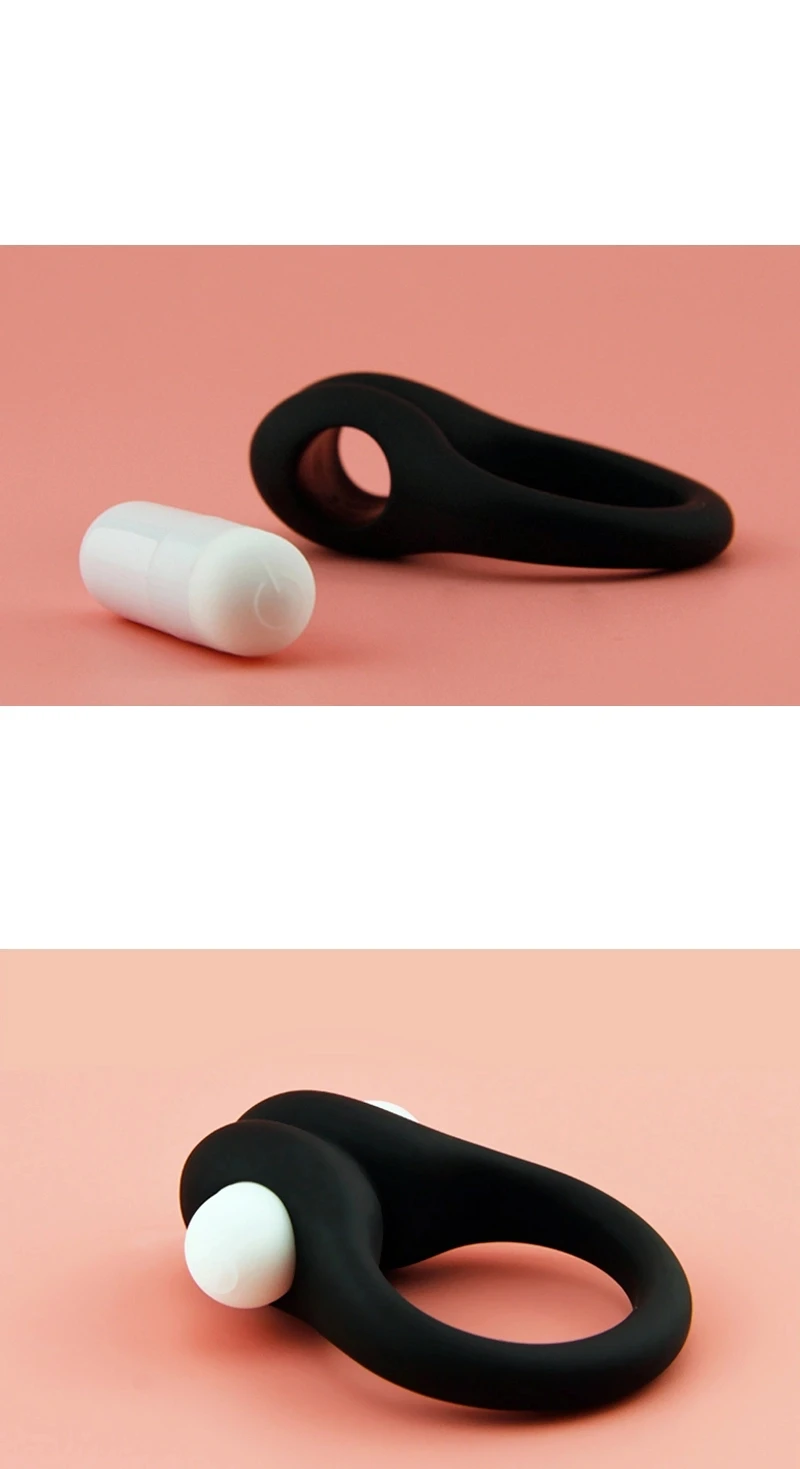  Most popular silicone vibration delay ejaculation with Massager Brush cock penis ring  sex toys vibrating cock ring for man