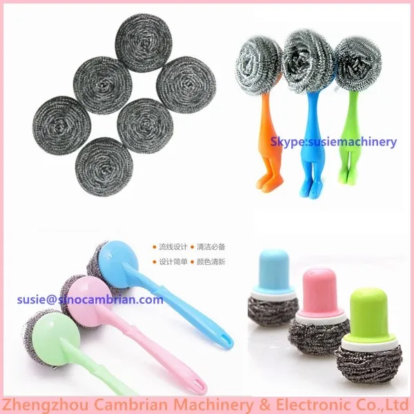 kitchen scourer making machine