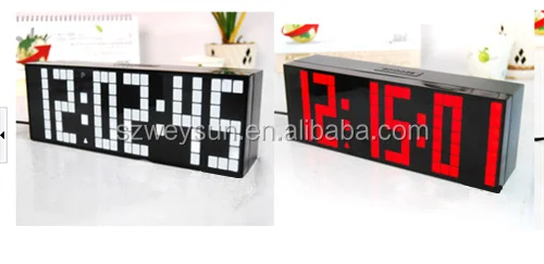 Big Led Digitale Wekker Backlight Countdown Slaapkamer Klokken ... Big Led Digitale Wekker Backlight Countdown Slaapkamer Klokken ...