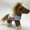 custom make cheap plush stuffed animal doll toys happy horse toy