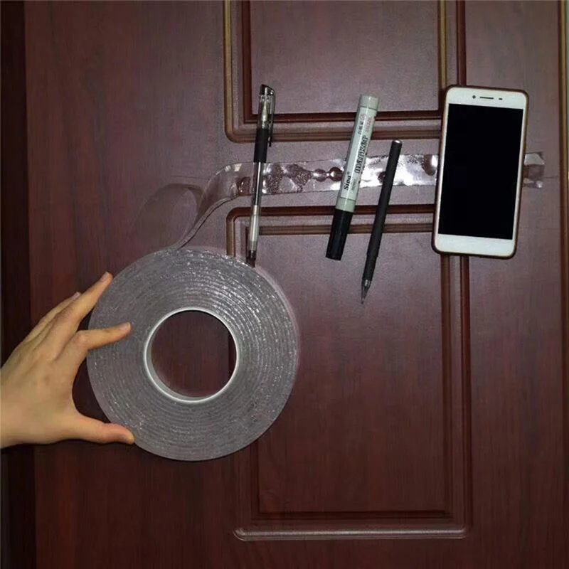 Strong Sticky Gel Pad Double Sided Adhesive Tape High Strength Grip No