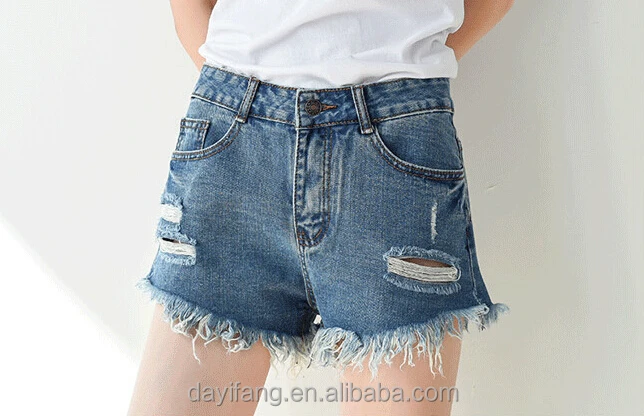 loose jeans shorts