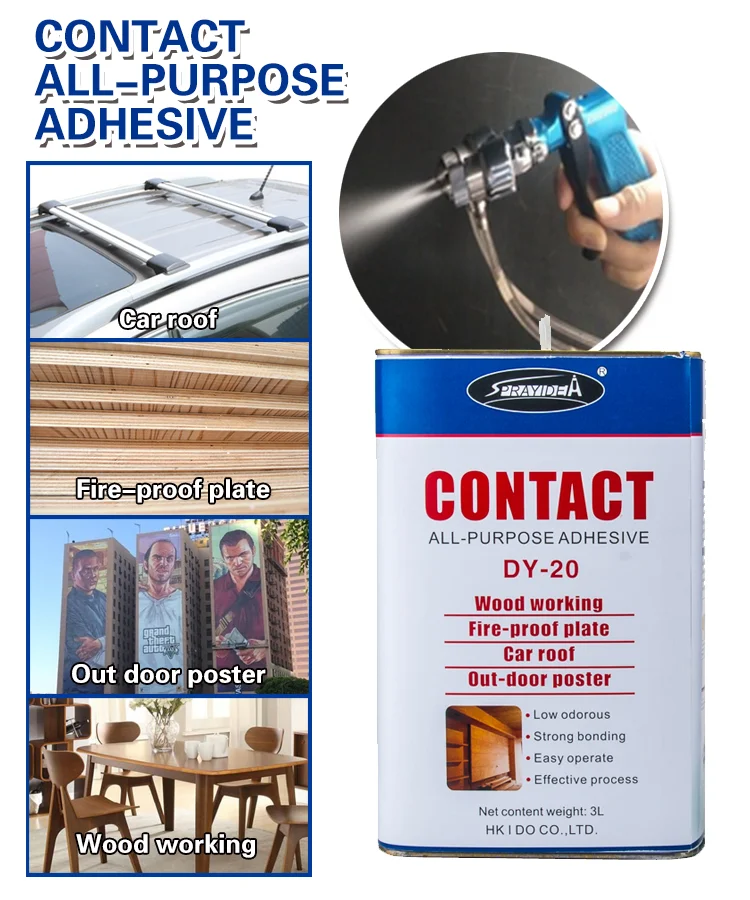 Custom Brand Wood Adhesive Industrial Flex Banner Glue Outdoor Poster
