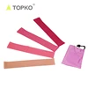 TOPKO New popular pink type resistance workout 4pcs fitness resistance band