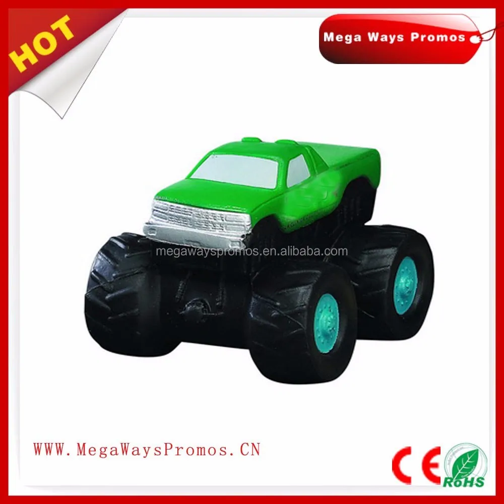 Promotional Plastic Toy Monster Truck Shape Stress Ball