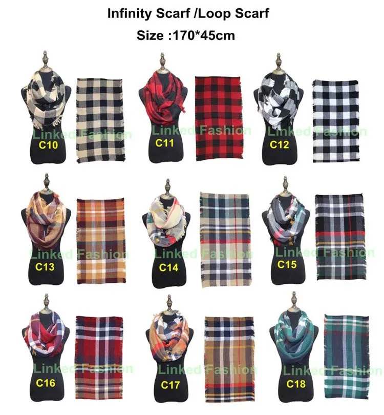 2017 Blanket Tartan Infinity scarf-Linked Fashion C10-C18.jpg