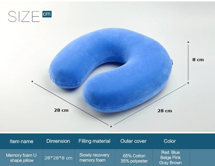 Quality Wholesale OEM Cheap Comfortable Memory Foam Travel Pillow Neck Pillow.jpg