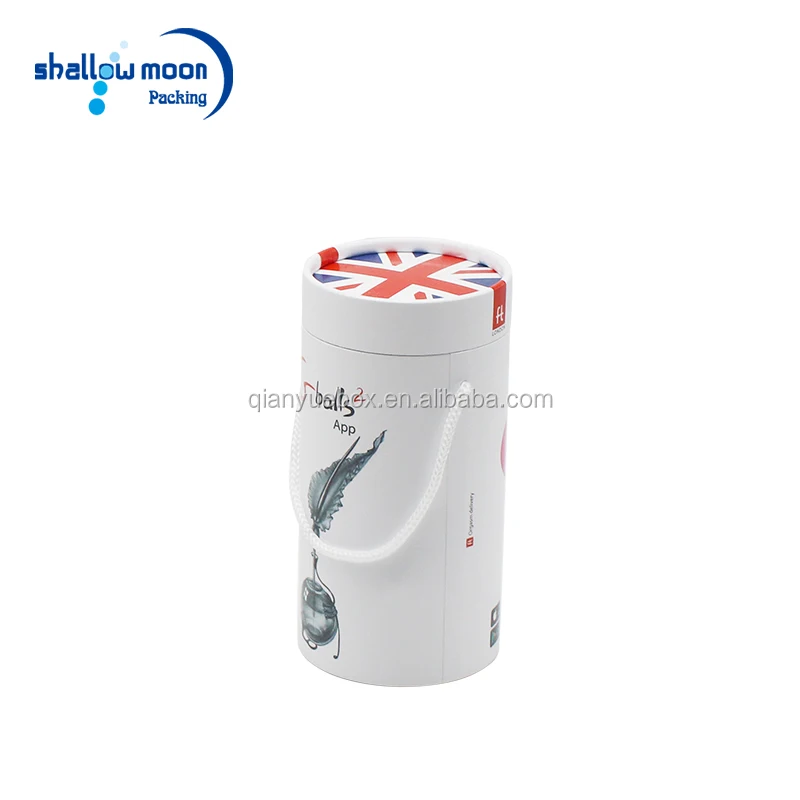 Round Kraft Postal Mailing Packaging Paper Tube With Plastic Caps