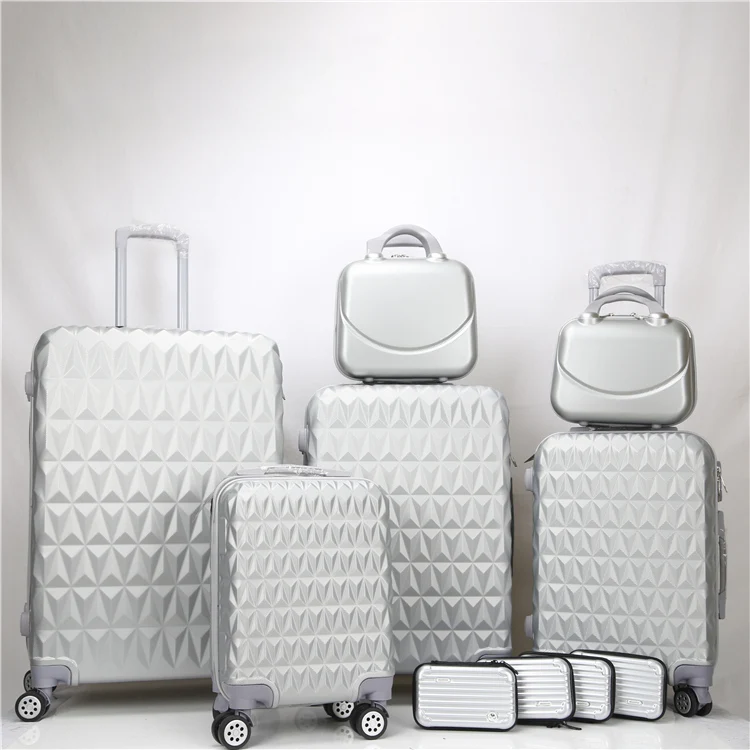 Fashion Hot Selling PP Luggage sets Aluminium Trolley Cases Bags Suitcases